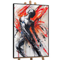 GEMÄLDE Innere Kraft Schattenfugenrahmen Schwarz 140x100 cm - Schwarz, Holz (140/100cm) - YS-art gallery