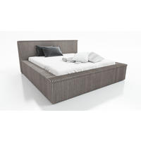 POLSTERBETT RIO 120x200 Braun - Braun, Textil (120/200cm) - A&J MöbelLand