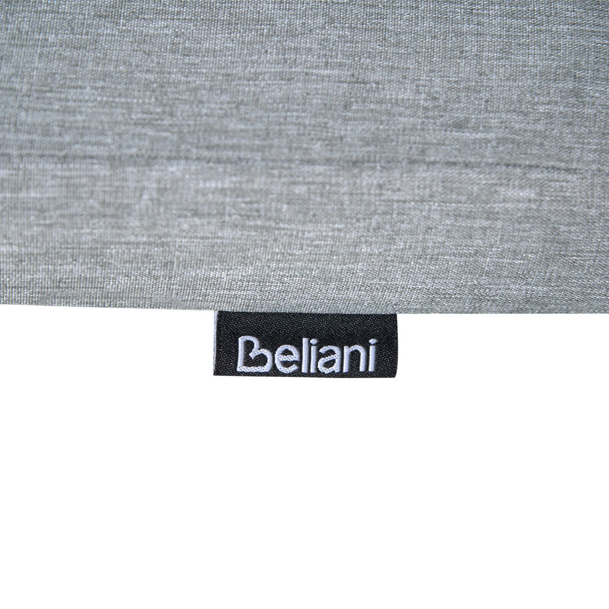 GARTENSTUHLKISSEN Grau meliert 46/46 cm Sassari Premium - Grau, Textil (46/5/46cm) - Beliani