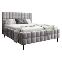 POLSTERBETT Ardea Leg - Schwarz/Rosa, Holz/Textil (140/200cm) - MIRJAN24