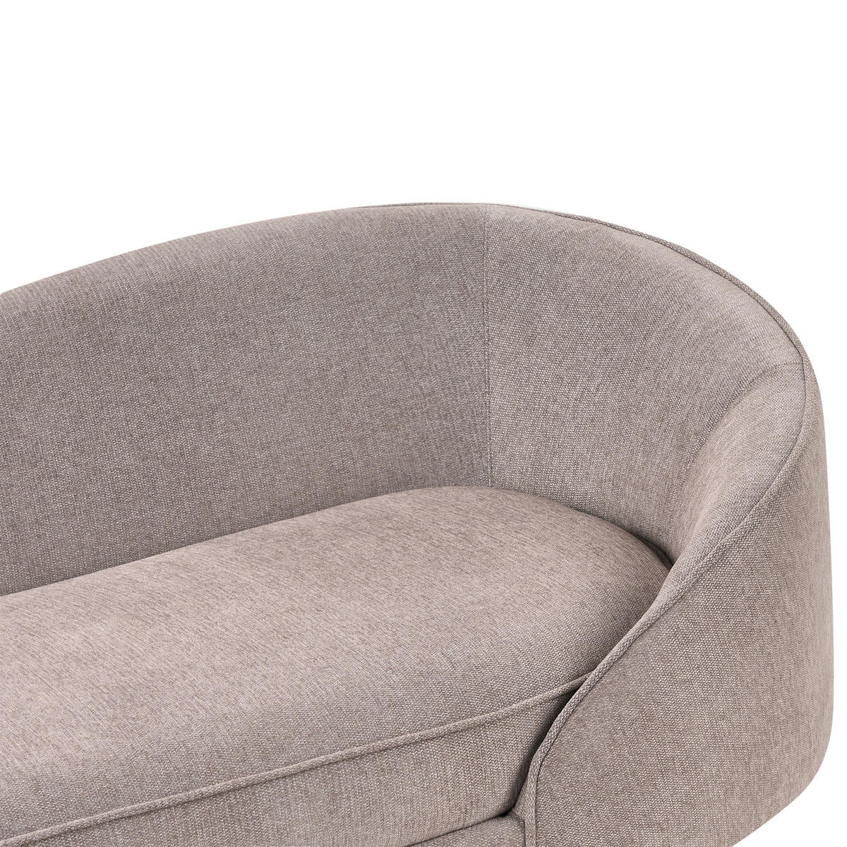 POHOVKA 2-místná Látka Hnědá Savar - černá/hnědá, textil (183/69/84cm) - Beliani