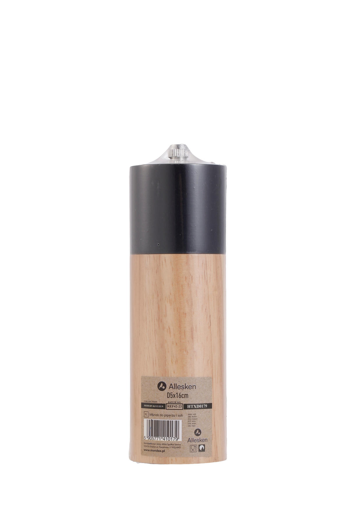 PFEFFER-/SALZGLAGER Modern Kitchen Naturfarbe 5.5/5.5/16.5 cm Holz - Naturfarben, Holz (5.5/16.5/5.5cm) - Mondex