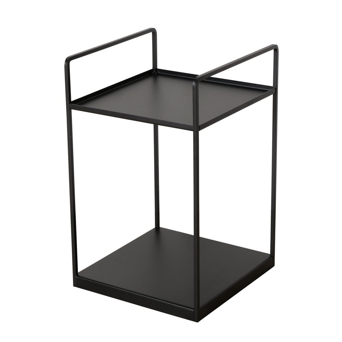 KAFFEETISCHE 2er-Set Como Schwarz - Schwarz, Metall (35/35/63cm) - Boltze Home