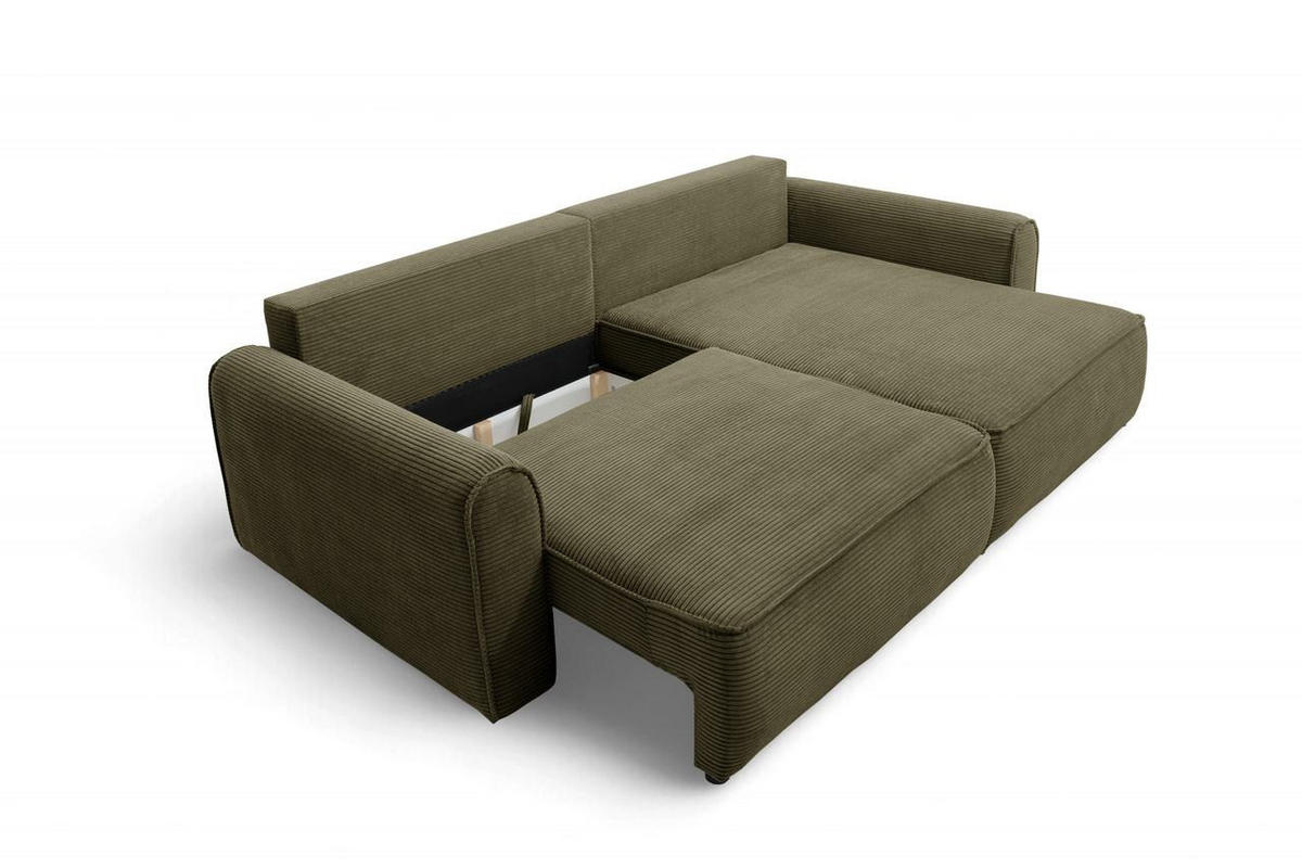 ECKSOFA mit Schlaffunktion Blau - Blau, Textil (244/148cm) - Furnisell