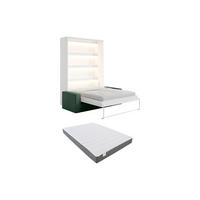 SCHRANKBETT - -Sitzer - Holz, Platte - Weiß - - Weiß, Holz (239.2/200cm) - Vente-Unique