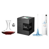 GESCHENKSET DEKANTER No Drop Effekt transparent 750 ml 3er Set - Transparent, Glas (0.75L) - Eisch