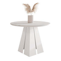 AUSZIEHTISCH FORTE 100/76 cm, Weiß / Bianco (Weiß) - Perlmutt/Weiß, Holzwerkstoff/Metall (100/100/76cm) - Idohome