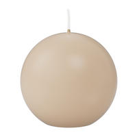 KUGELKERZEN Creme Ø 80 mm, 6 Stück - Creme, Paraffin (8/8/8cm) - Wiedemann Kerzen