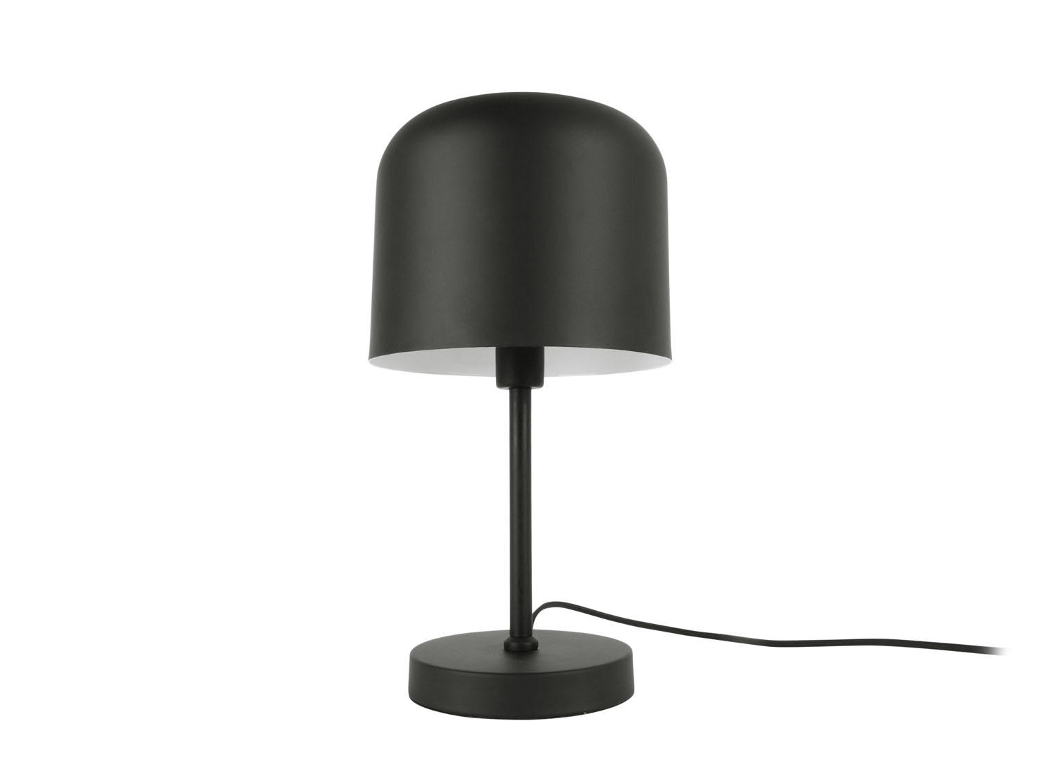 TISCHLAMPE Metall Capa Ø 20 cm - Schwarz, Metall (20/20/39.5cm) - Leitmotiv
