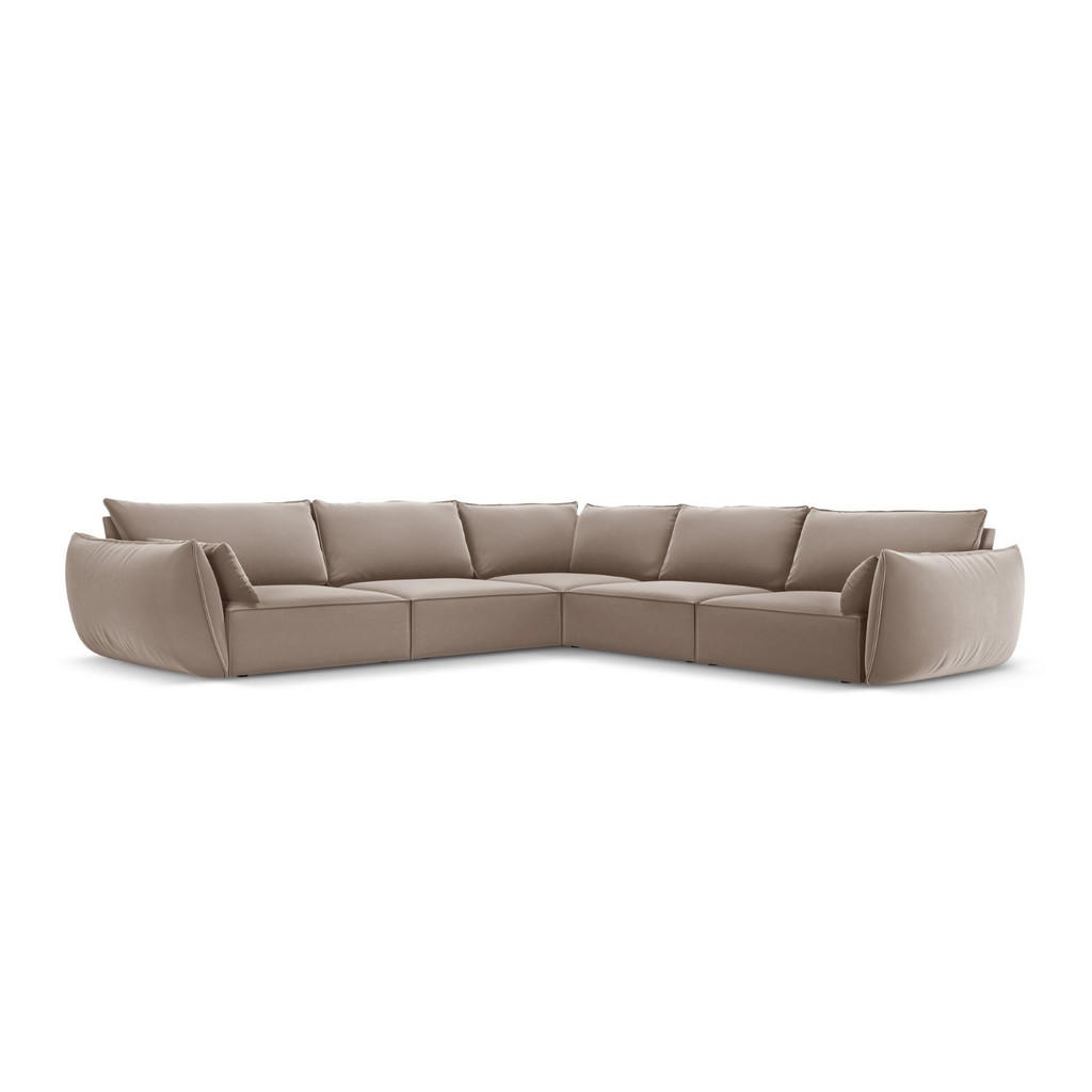 Thumbnail - Micadoni Wendbares-Ecksofa, Cappuccino, Textil, 7-Sitzer, L-Form, 286x286 cm, Hergestellt in Europa, Oeko-Tex®, Wohnzimm...