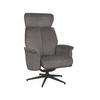 SESSEL Verdal Anthrazit 79/77/109 cm - Anthrazit, Textil (77/109/79cm) - LABEL51