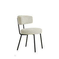 ESSZIMMERSTUHL Harvie Weiß 57/55/77 cm - Weiß, Textil (55/77/57cm) - Light & Living