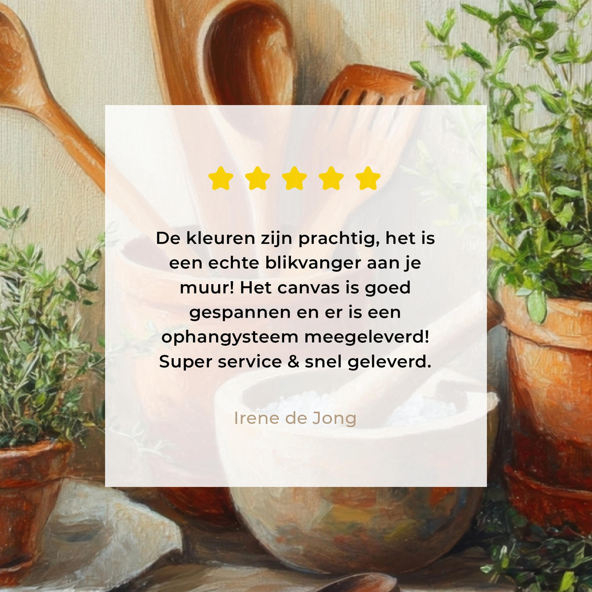 LEINWANDBILD Töpfe - Kräuter - Holz Groß 140x90 cm - Terracotta, Textil (140/90cm) - MuchoWow