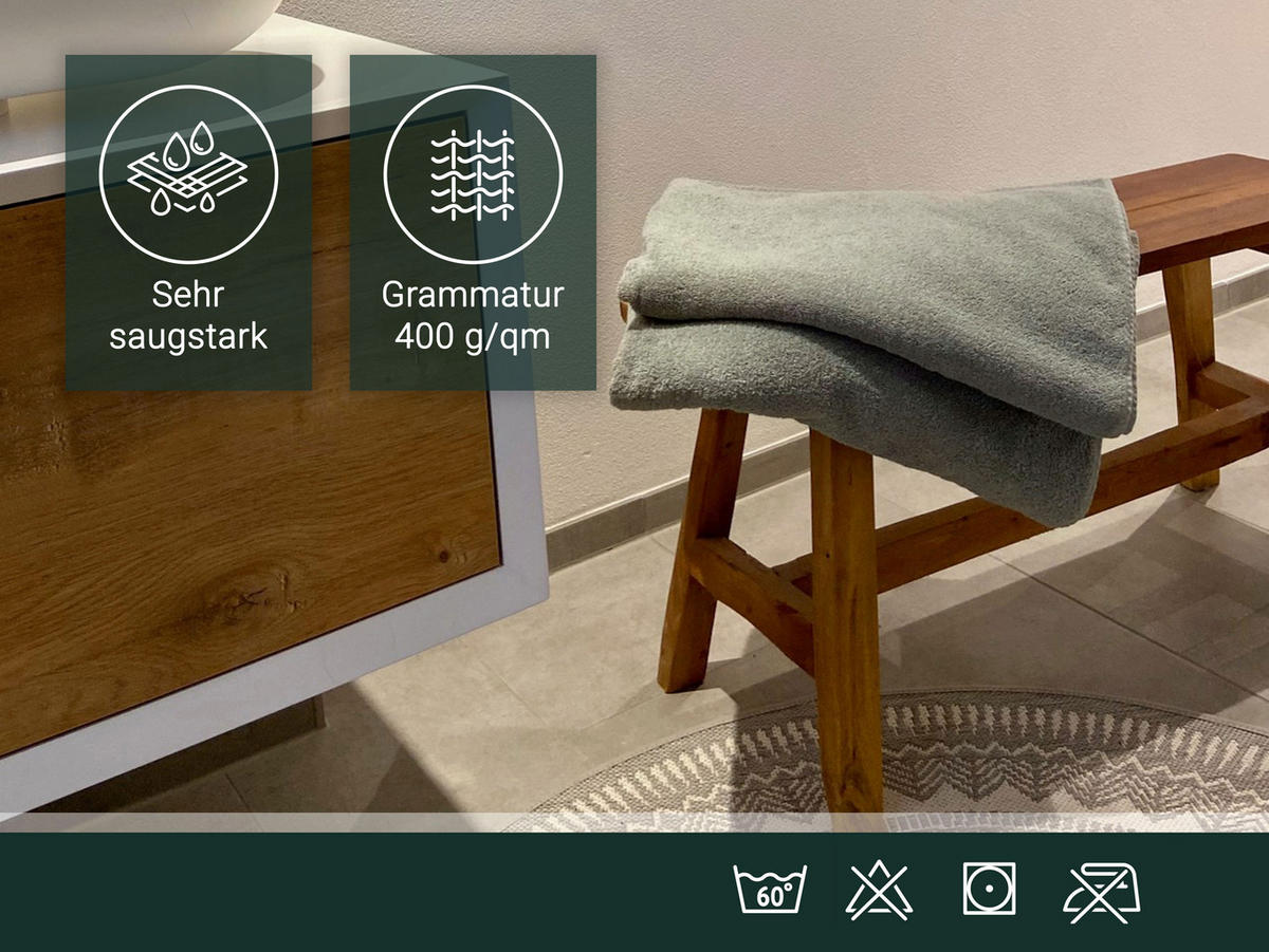 DUSCHTÜCHER, 3er-Set, 70x140 cm, 100% Baumwolle, Grau - Hellgrau, Textil (70/140cm) - Zollner