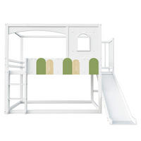 HAUSBETT 90/200 cm Weiß - Weiß, Holz - Raumix