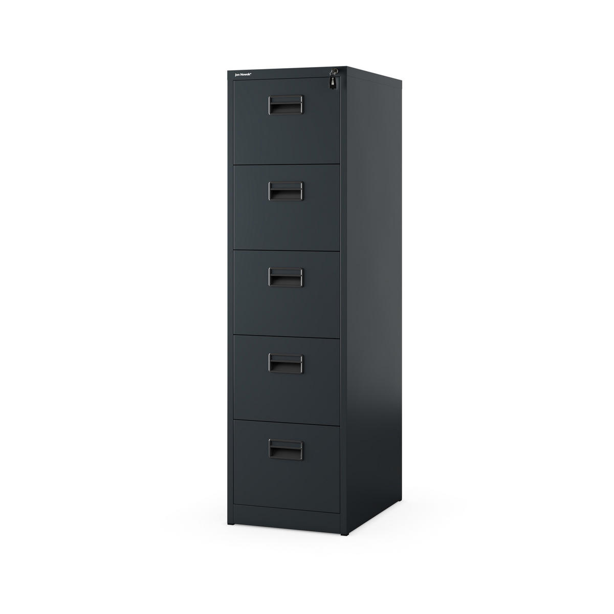AKTENSCHRANK aus Metall SARA V5 460 x 1625,5 x 600 mm - Anthrazit, Metall (46/163/60cm) - Jan Nowak
