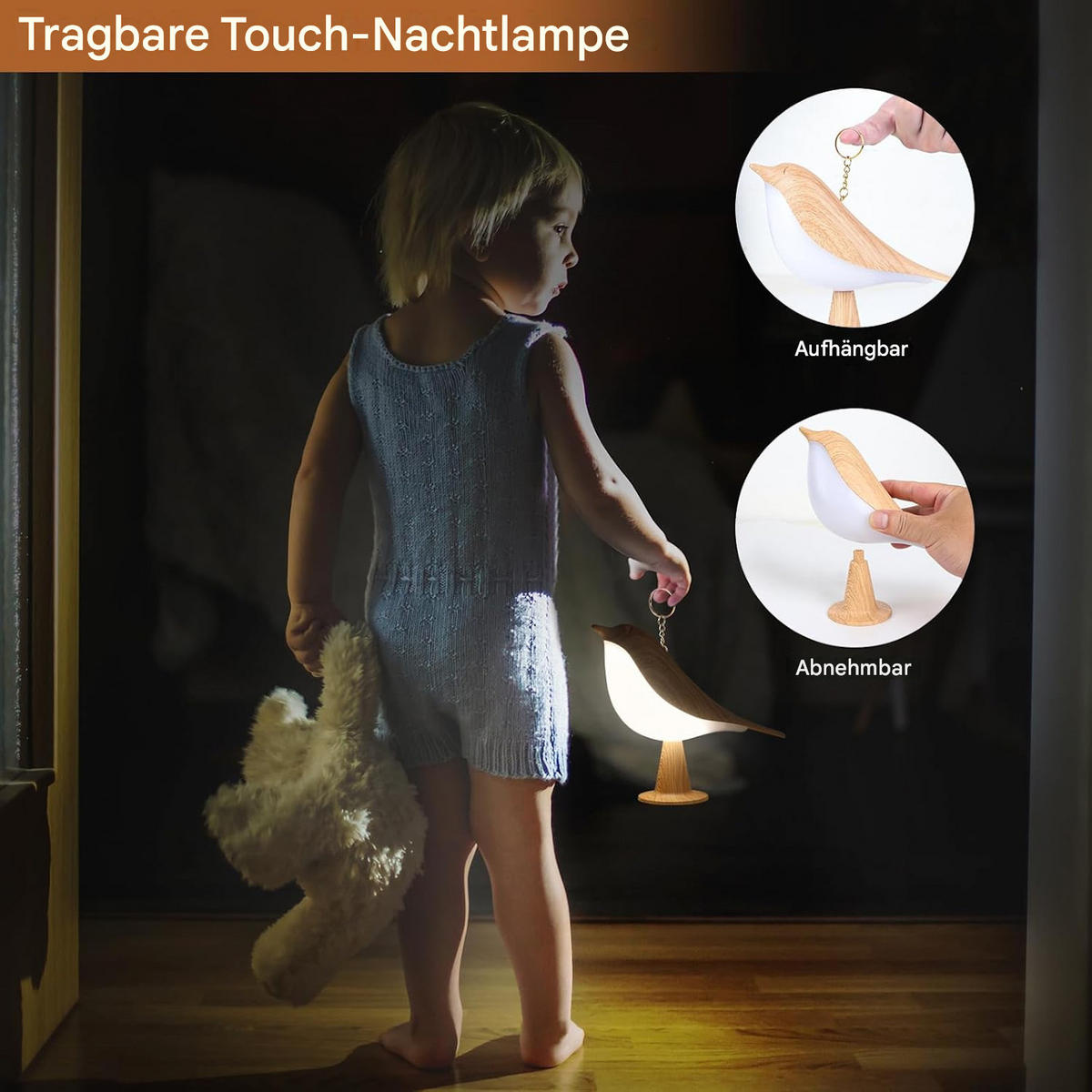 TISCHLEUCHTE Kabellos Touch Steuerung 3 Farben - Weiß, Kunststoff (15/20/15cm) - Weltevree