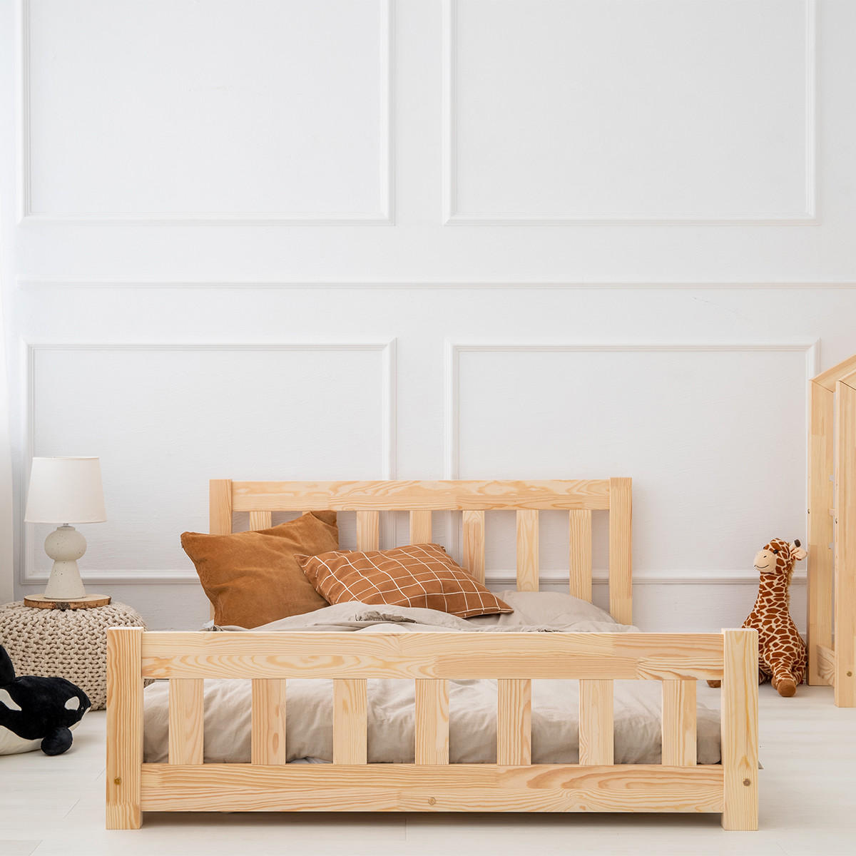 POSTEL 90/200 Adeline Přírodní dřevo - hnědá, dřevo (90/200cm) - Petits-meubles