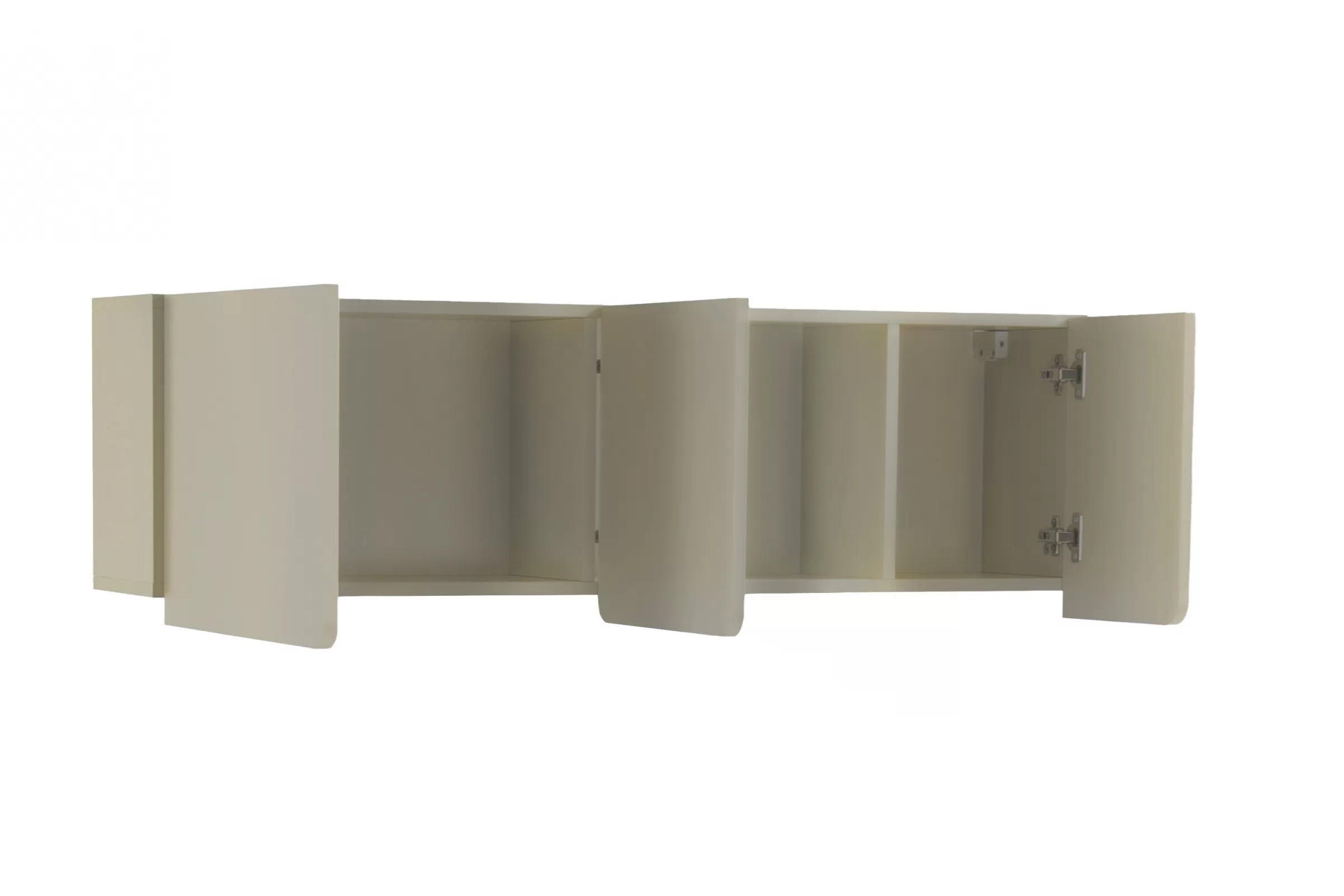 KINDER-WANDREGAL LIBU 12 120/25/37 in Eukalyptus / Baltic Düne Eiche - Alteiche/Eukalyptusholzfarben, Holzwerkstoff (120/37/25cm) - Deine Möbel 24