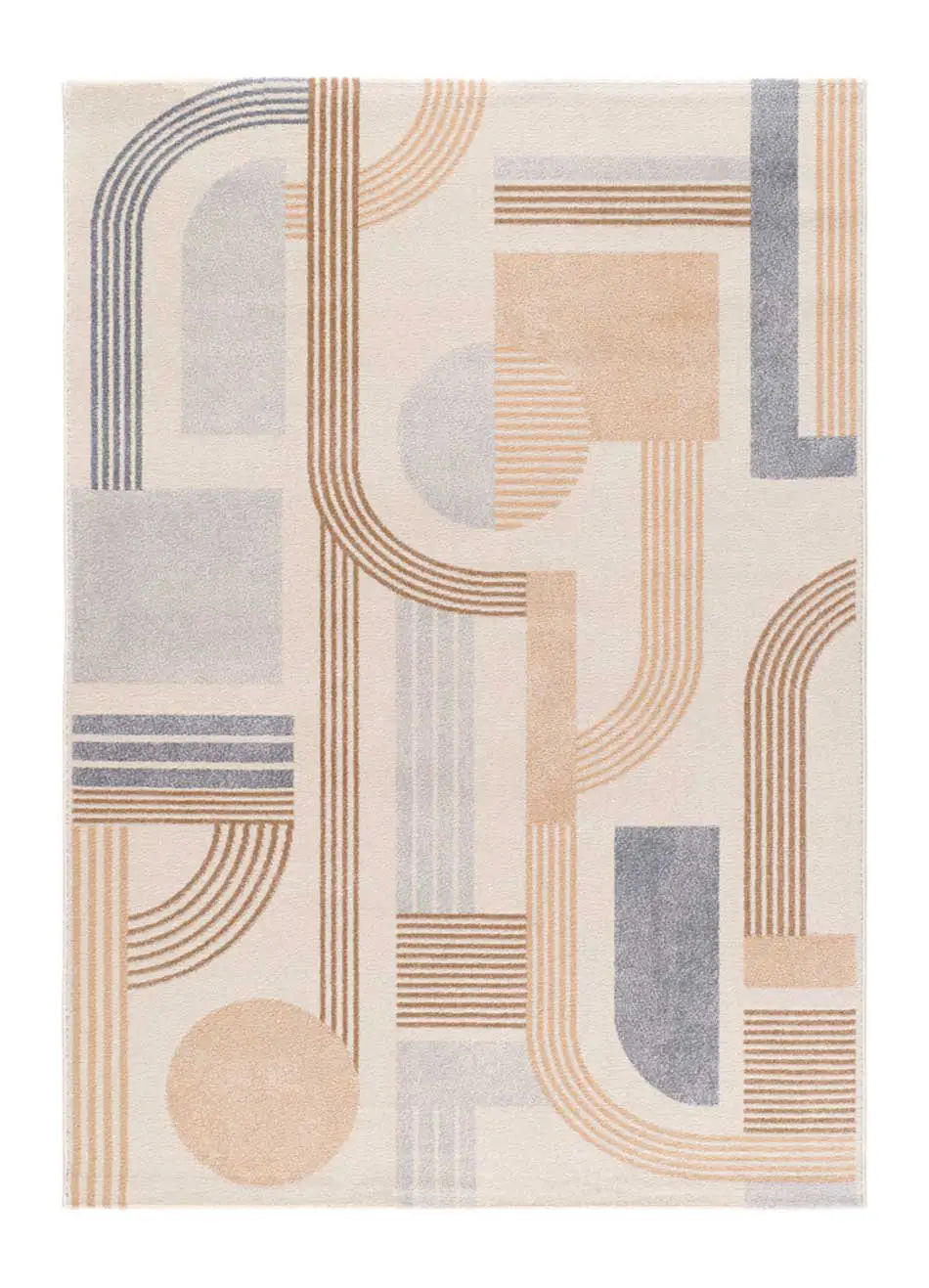 Atticgo Kurzflorteppich Beige, Mehrfarbig 160x230 cm