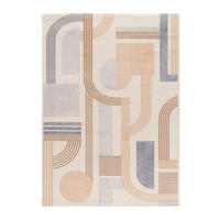 KURZFLORTEPPICH Beige / Mehrfarbig Astra 133/190 cm - Beige/Multicolor, Naturmaterialien/Textil (133/190cm) - Atticgo