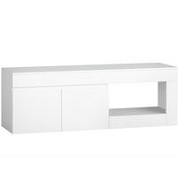 TV-LOWBOARD Spanplatte Weiß - Weiß, Holzwerkstoff (40/48/140cm) - HOMCOM