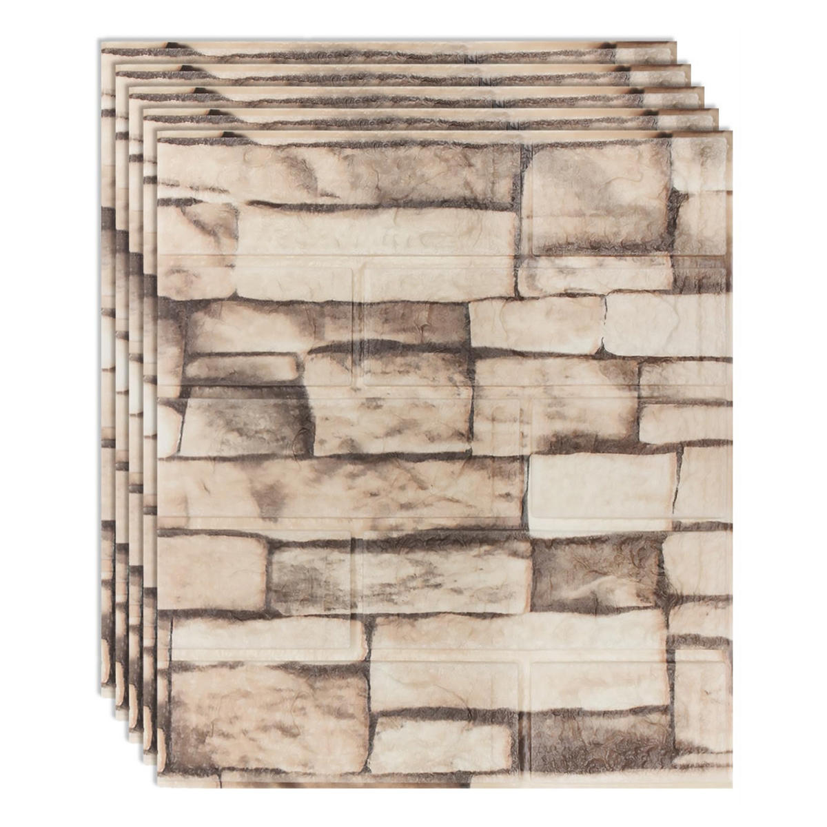 WANDVERKLEIDUNG 35x38.5 cm 10 stück - Hellbraun, Karton (3/35/38.5cm) - Kaket