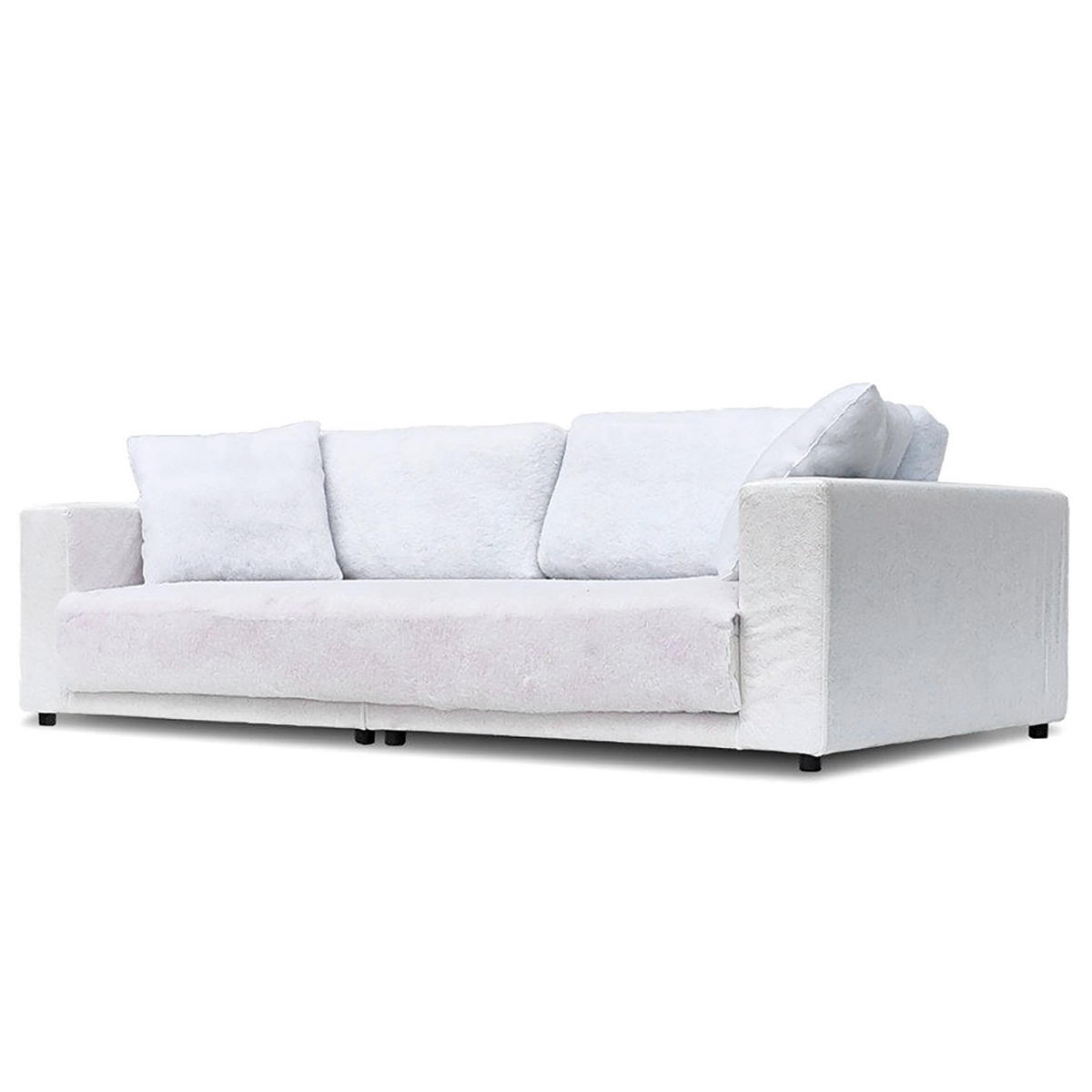 WECHSELBEZUG für Bigsofa - Webstoff - Hellgrau, Textil (60/40cm) - home24
