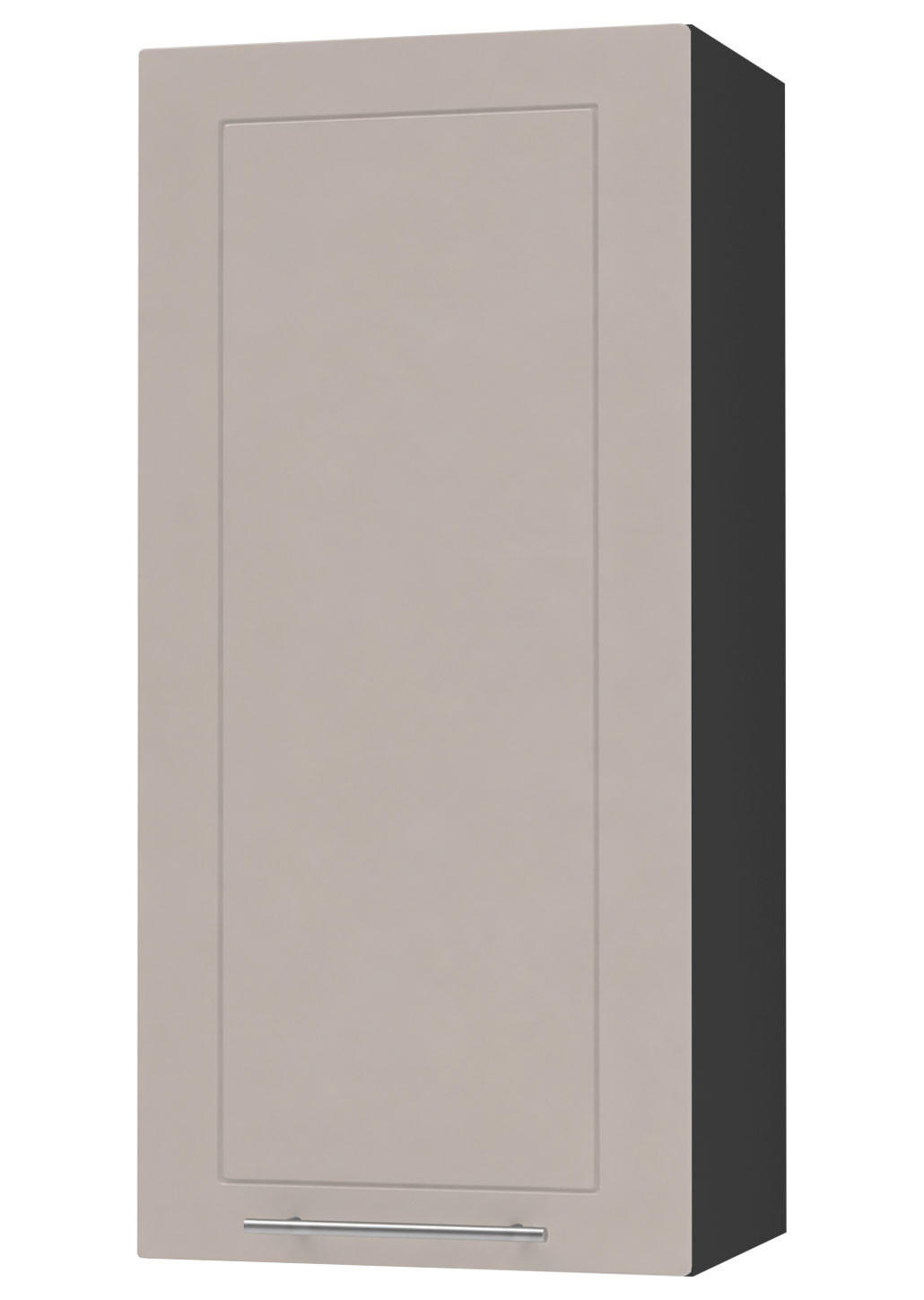 Feldmann-Wohnen Küchenhängeschrank Kaschmir, Schwarz 45x96x32.5 cm
