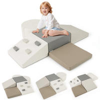 MJUKA BYGGKLOSSAR Vit (6 delar) - Vit, Plast (40/20/40cm) - COSTWAY