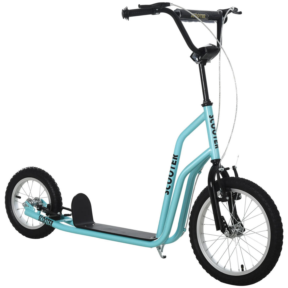 TROTTINETT Luis Rot/Blau Stahl 135/58/88-94 cm - Blau, Kunststoff/Metall (94/135/58cm) - Jamb