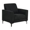 SESSEL schwarz Fenes - Schwarz, Textil (89/90/75cm) - Beliani