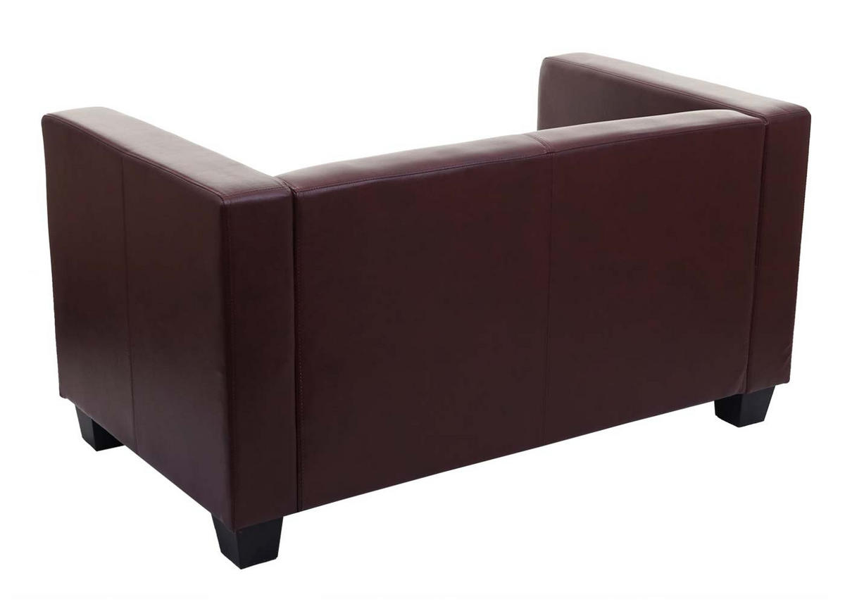 2-SITZER SOFA Rotbraun - Rotbraun, Textil (137/70/75cm) - MCW