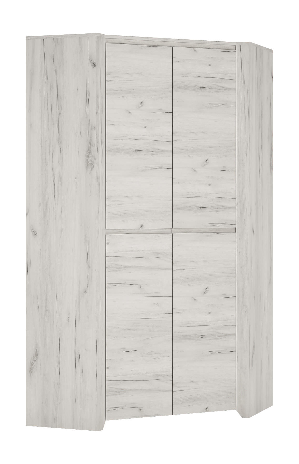 XXXLutz Kleiderschrank Weiß 96x96x190 cm