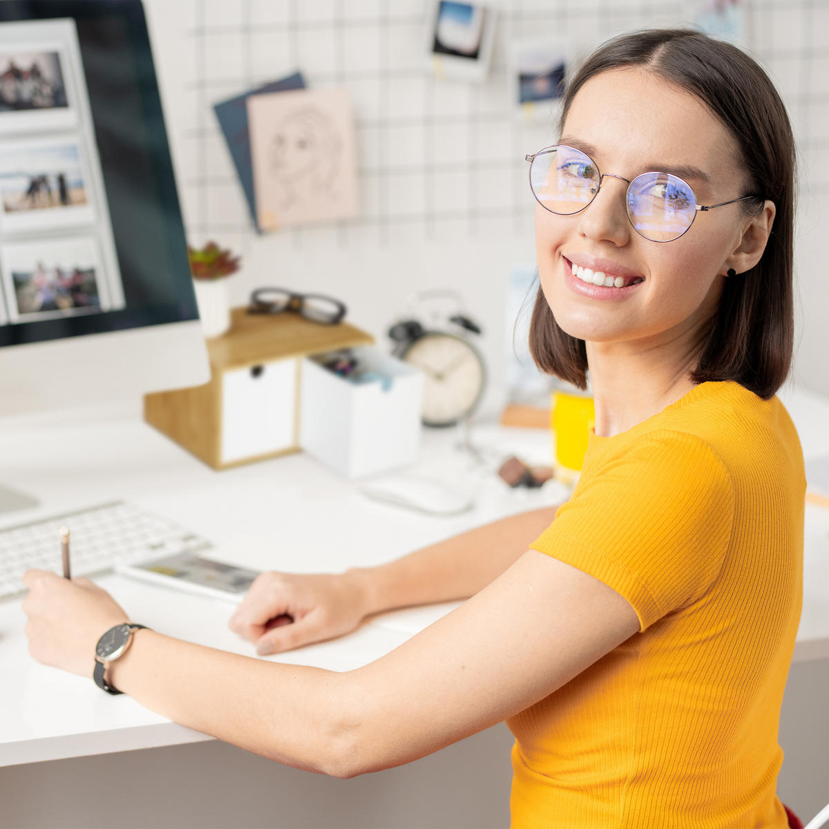 SCHREIBTISCHORGANIZER - Multicolor, Holz/Holzwerkstoff (20/24.5/14.5cm) - Relaxdays