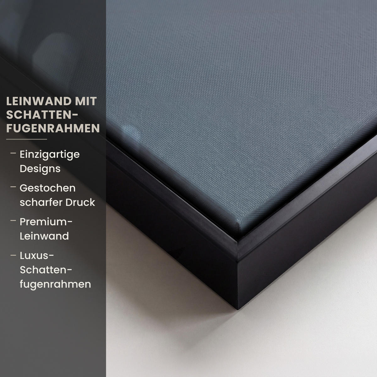 LEINWAND Bilder mit Rahmen - Küstenlinie - Pastell - Wasser - 100x150 - Pastellblau, Textil (100/150cm) - MuchoWow