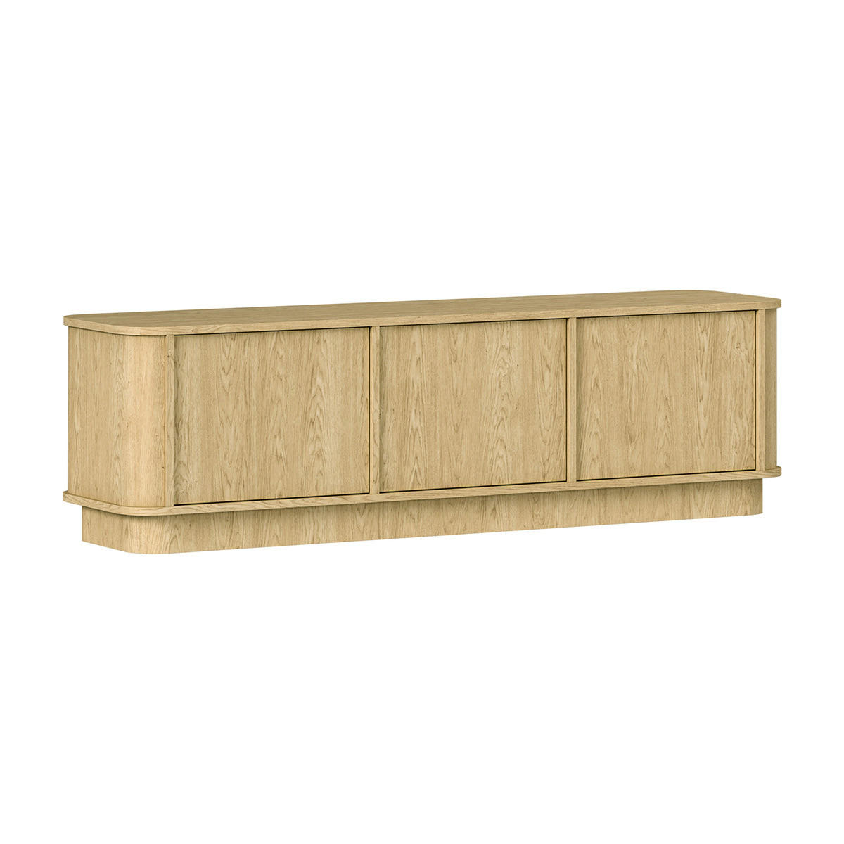 TV-MÖBEL Halina Holz - Braun, Holzwerkstoff (154/45.5/40cm) - Petits-meubles