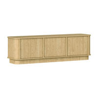 TV STOLEK Halina Dřevo - hnědá, kompozitní dřevo (154/45.5/40cm) - Petits-meubles