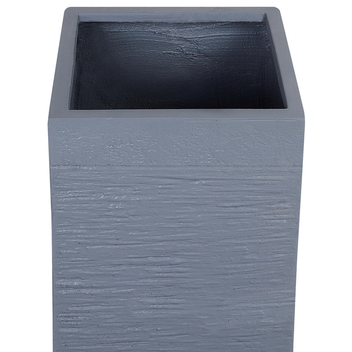 BLUMENTOPF Grau Dion - Grau, Naturmaterialien (70cm) - Beliani