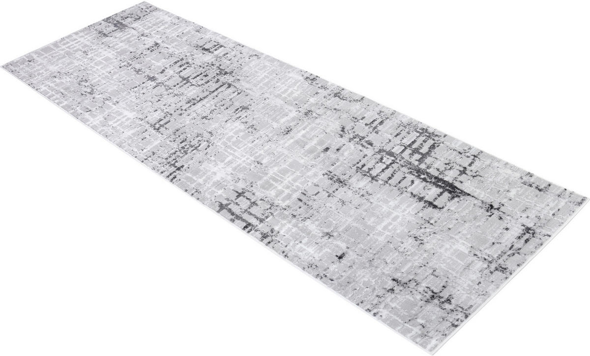 TEPPICHLÄUFER SKY hellgrau vintage 100/250 cm - Hellgrau, Textil (100/250cm) - Tapiso