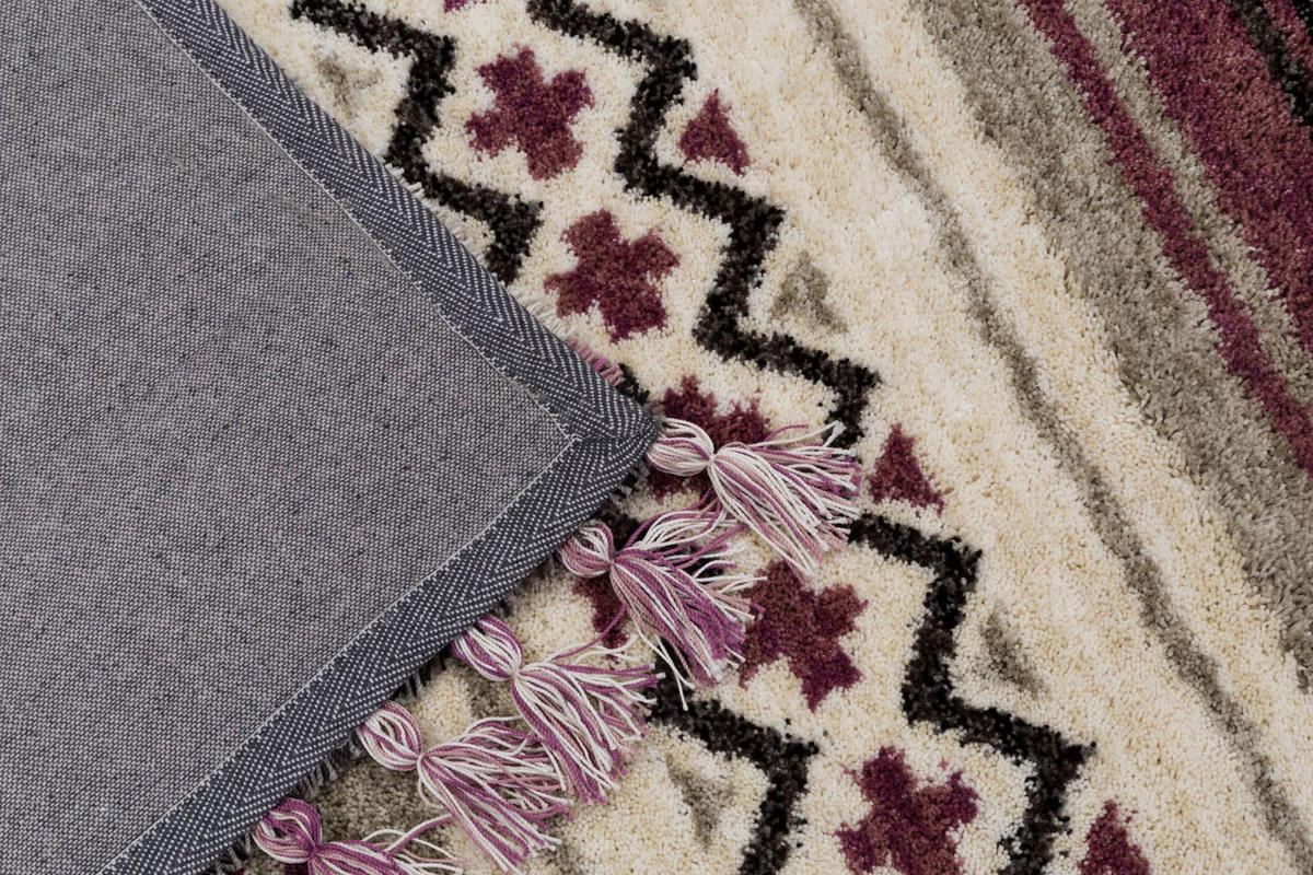 TUFTTEPPICH Vittoria 160x230 cm - Beere, Textil (160/230cm) - Gino Falcone