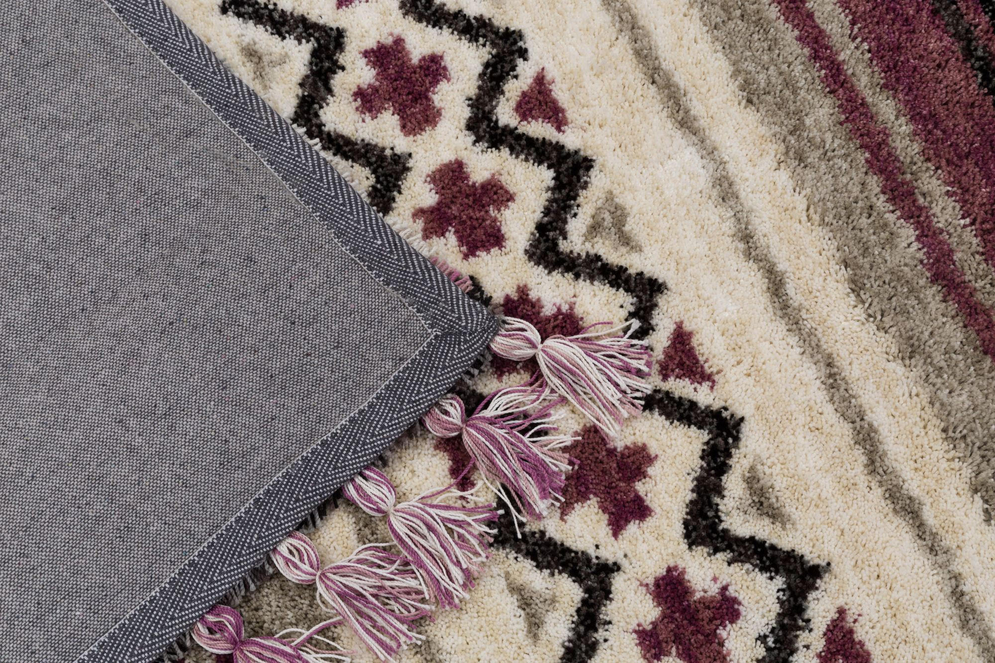 Thumbnail - Gino Falcone Tuftteppich, Beere, Textil, Rauten, Rechteckig, 160x230 cm, Teppiche & Böden, Teppiche, Hochflorteppiche & ...