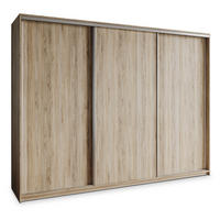 SCHWEBETÜRENSCHRANK NISSE 270/205/60 cm 3-türig Sonoma Eiche - Sonoma Eiche, Holzwerkstoff (270/205/60cm) - MASSENO