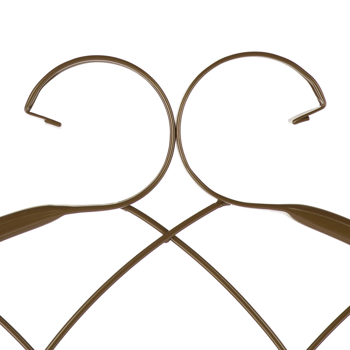 2XRANKGITTER - Braun, Metall (52/220/2cm) - Relaxdays