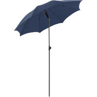 SONNENSCHIRM 180/180/126 cm - Dunkelblau, Kunststoff (180/180cm) - FARE