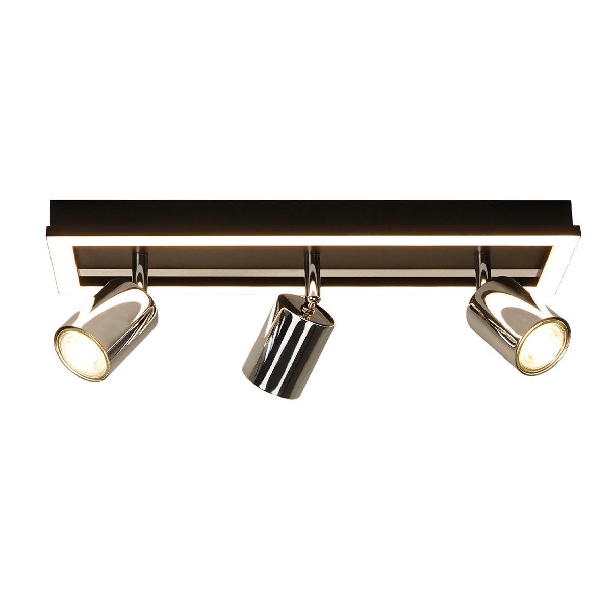 DECKENLEUCHTE Dixon 42/13/15.5cm - Schwarz, Metall (42/13/15.5cm) - Nettlife