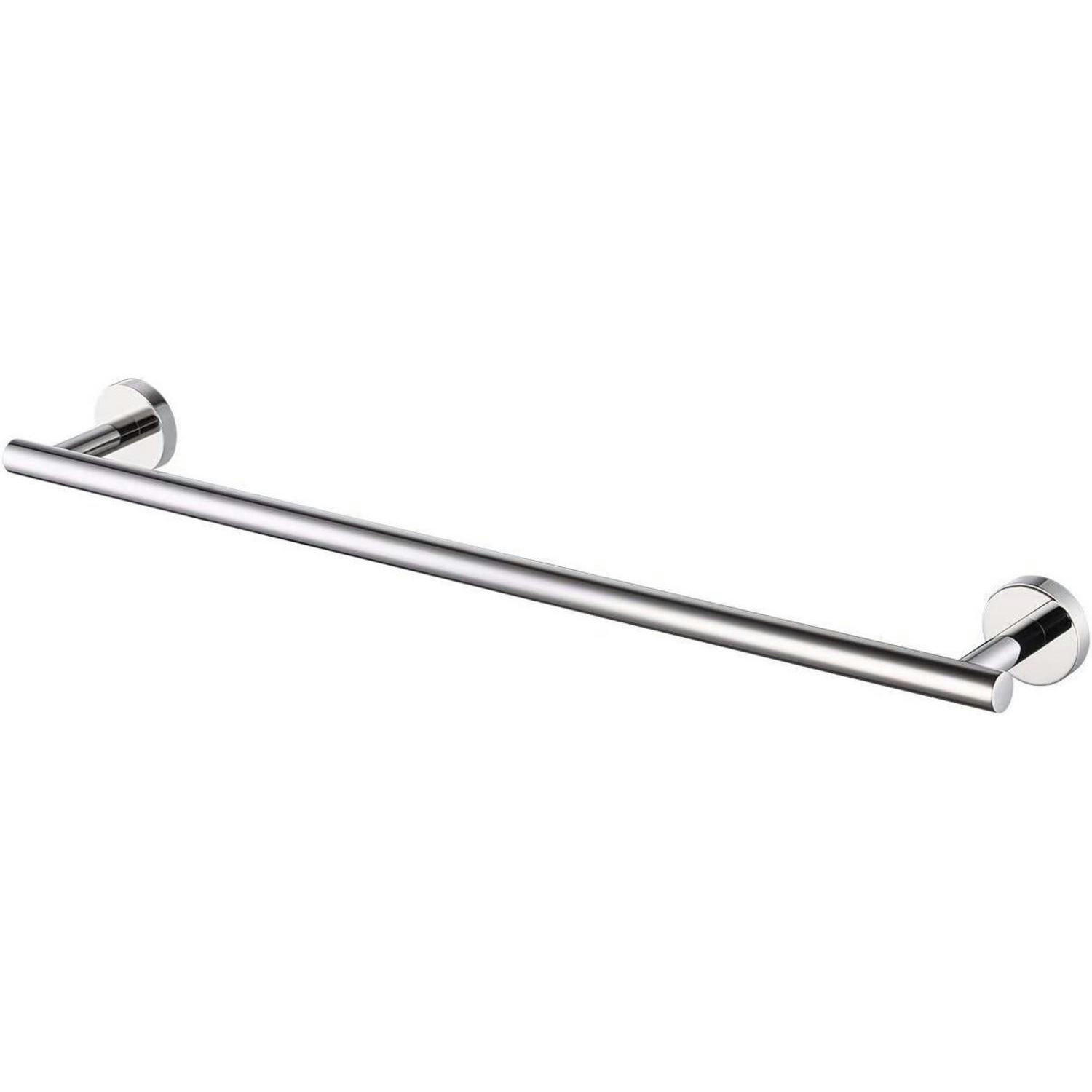 HANDTUCHHALTER 60 cm poliert Edelstahl SUS304 Wandmontage - Silberfarben, Metall (7/5/60cm) - LUXUSKOLLEKTION