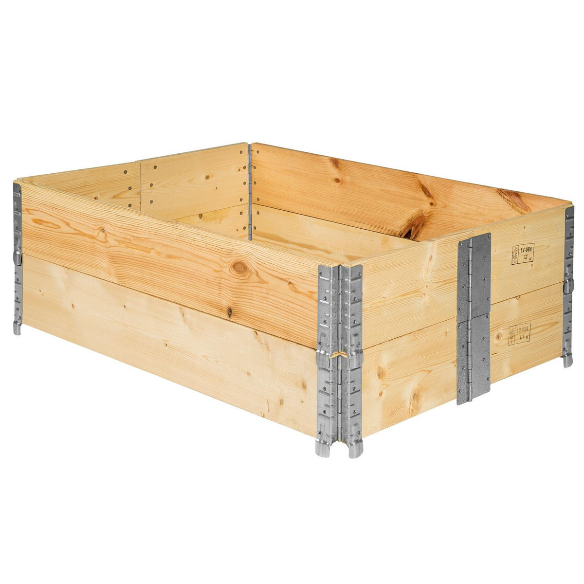 HOCHBEET 2er Set, 120 x 80 x 19 cm, holzdekor - Eiche Artisan, Holz (80/19/120cm) - tectake