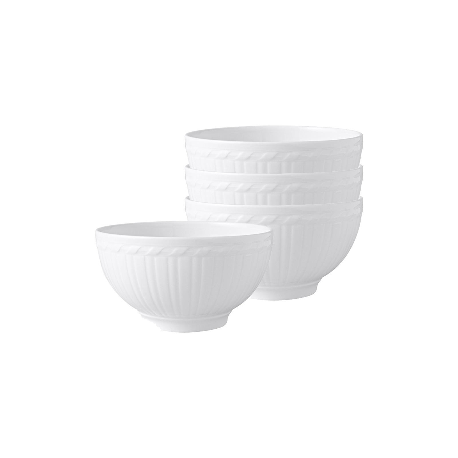 BOLS Cellini weiß ø 14,3 cm 4er Set - Weiß, Keramik (14.3cm) - Villeroy & Boch