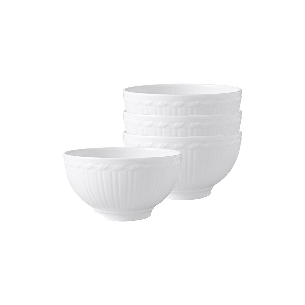 BOLS Cellini weiß ø 14,3 cm 4er Set - Weiß, Keramik (14.3cm) - Villeroy & Boch